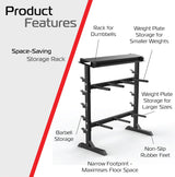 Soporte en A Robusto para Mancuernas