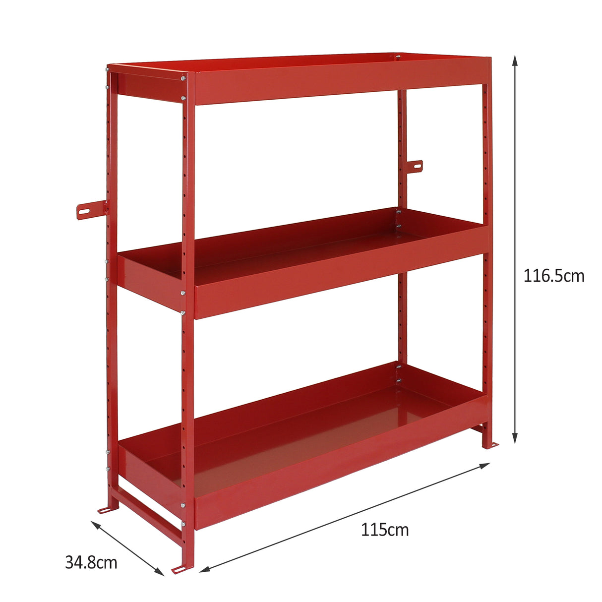 Estantería para Furgonetas Volcano Roja de Monster Racking