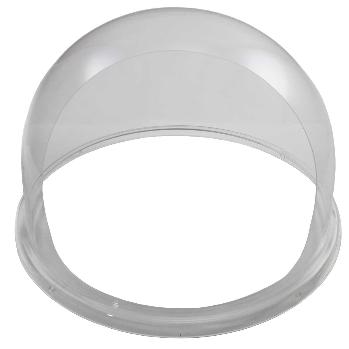 Cúpula protectora transparente y redonda para máquina de algodón de azúcar, con borde liso y diseño ligero y funcional