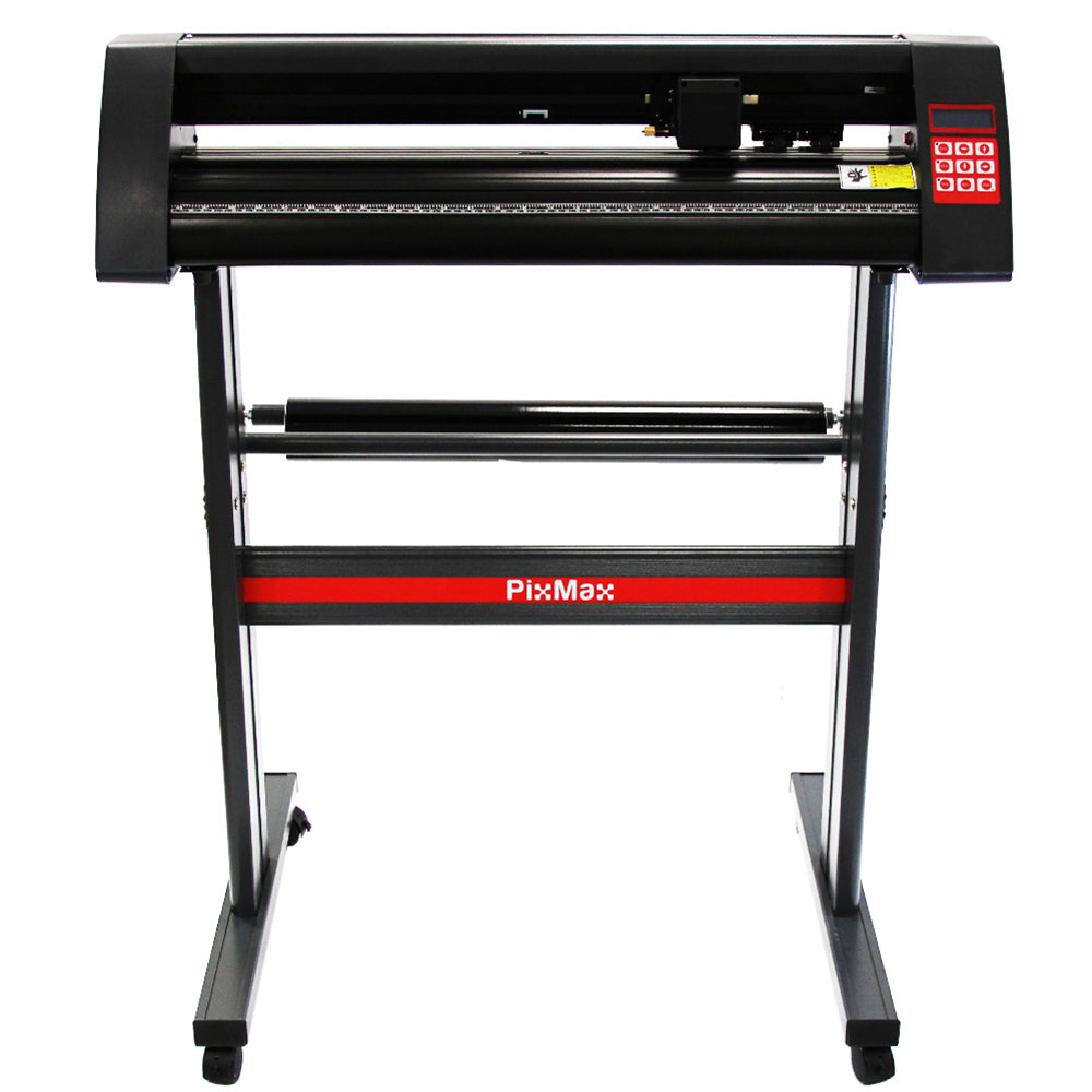 Paquete de cortadora de vinilo PixMax, prensa térmica plana de 50 cm e impresora
