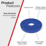 2x Discos para pesas 2 kg