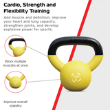 Pesa Rusa Kettlebell de Neopreno Body Revolution - 4 kg