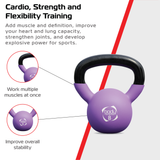 Pesa Rusa Kettlebell de Neopreno Body Revolution - 8 kg