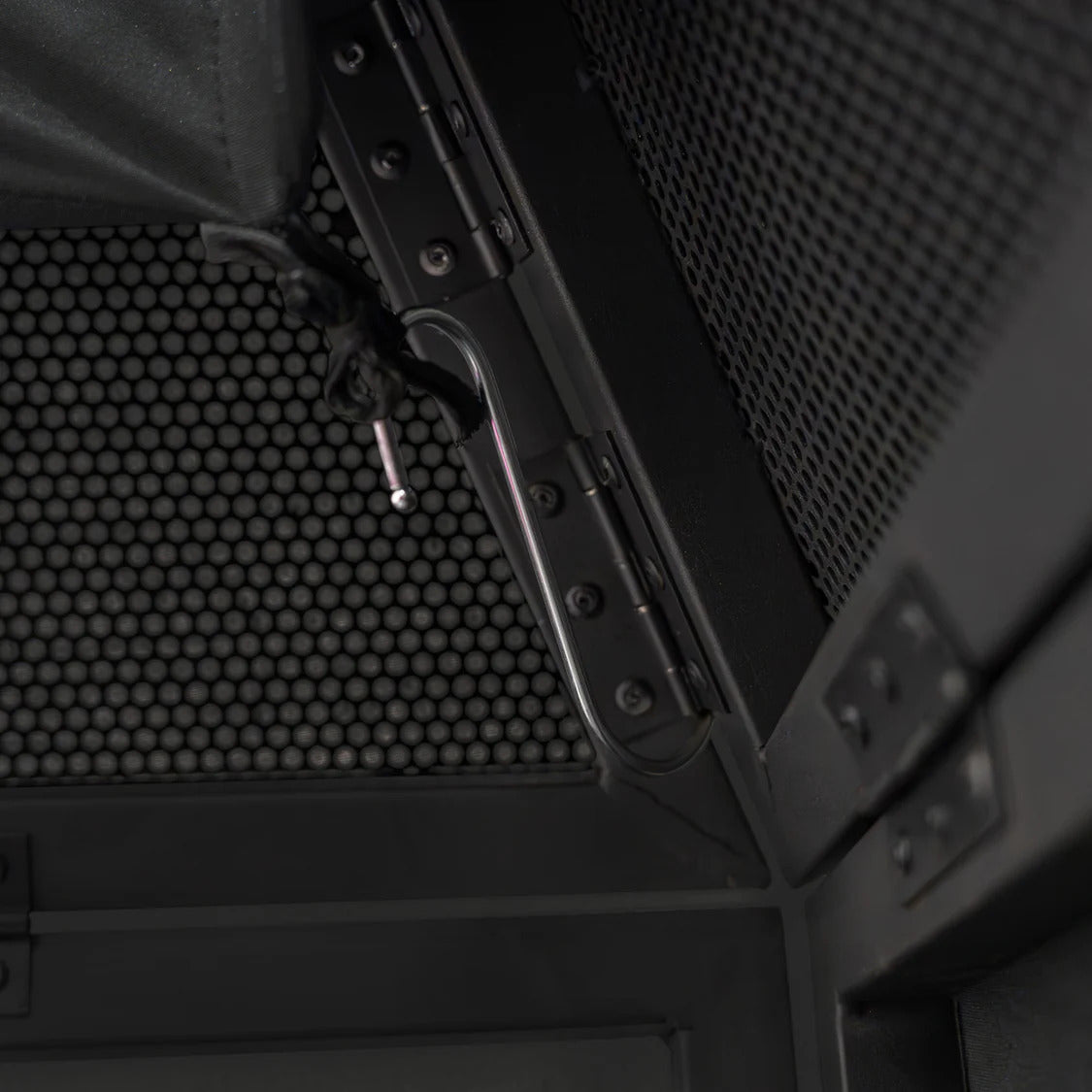 Ganchos colgantes de acero en forma de S - Negro x 8