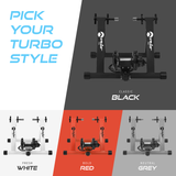 Rodillo Magnético Velo Pro Plateado con alfombrilla, diseño elegante y moderno, ideal para entrenamientos en casa, colores vibrantes