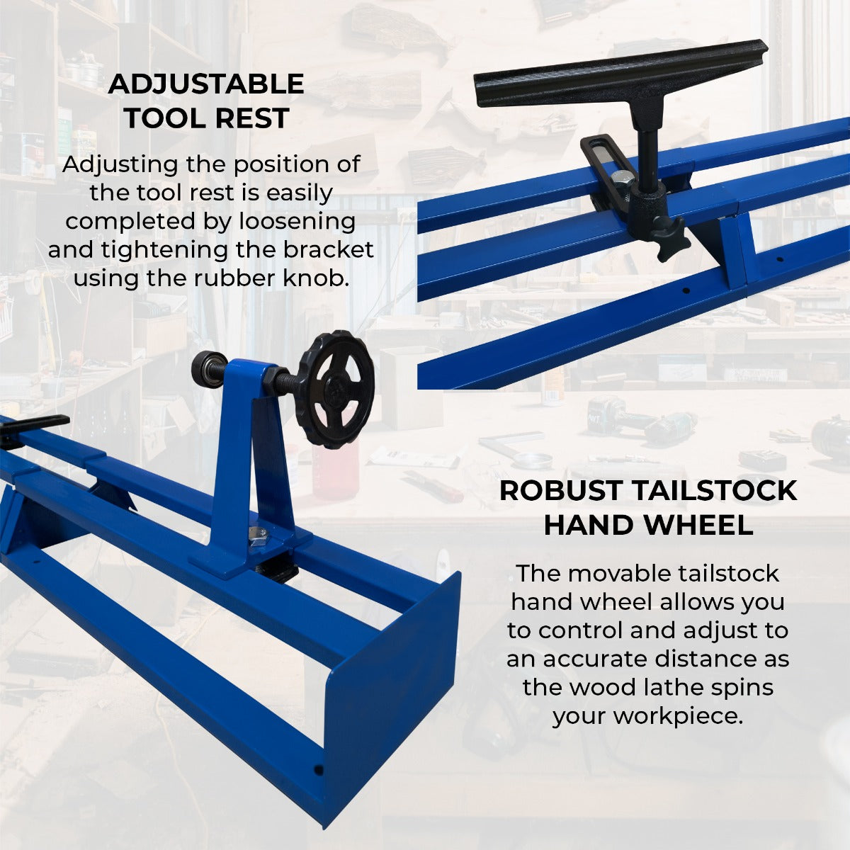 Torno de Madera para Entusiastas del Bricolaje