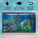 Acuario Completo de 300L con Mueble Blanco