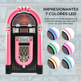 Tocadiscos Retro para Vinilos y USB con Radio