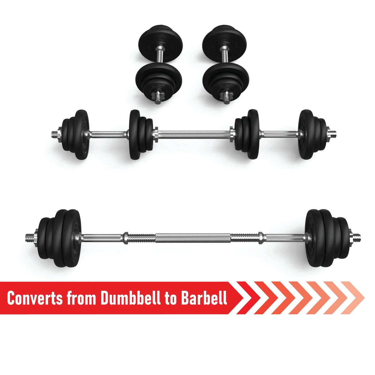 Set de Mancuernas Ajustables de Hierro Fundido 20 kg