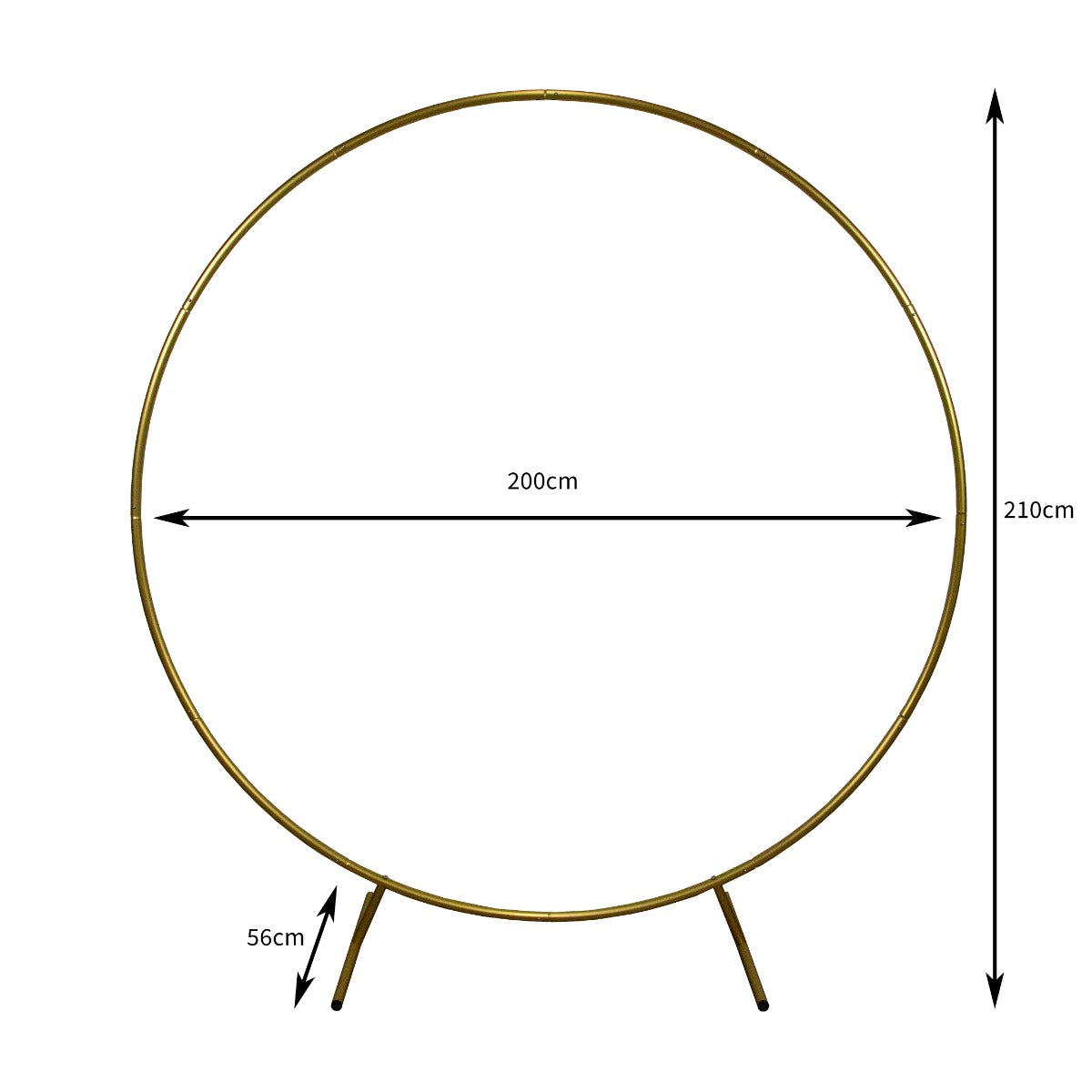 Arco de Boda – Dorado & 1 x Sauce Llorón de 180cm con Luces Blancas Cálidas