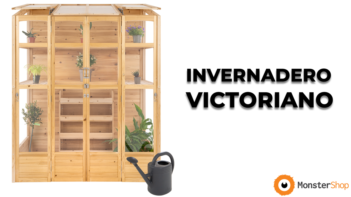 Invernadero de Madera Estilo Victoriano - Natural