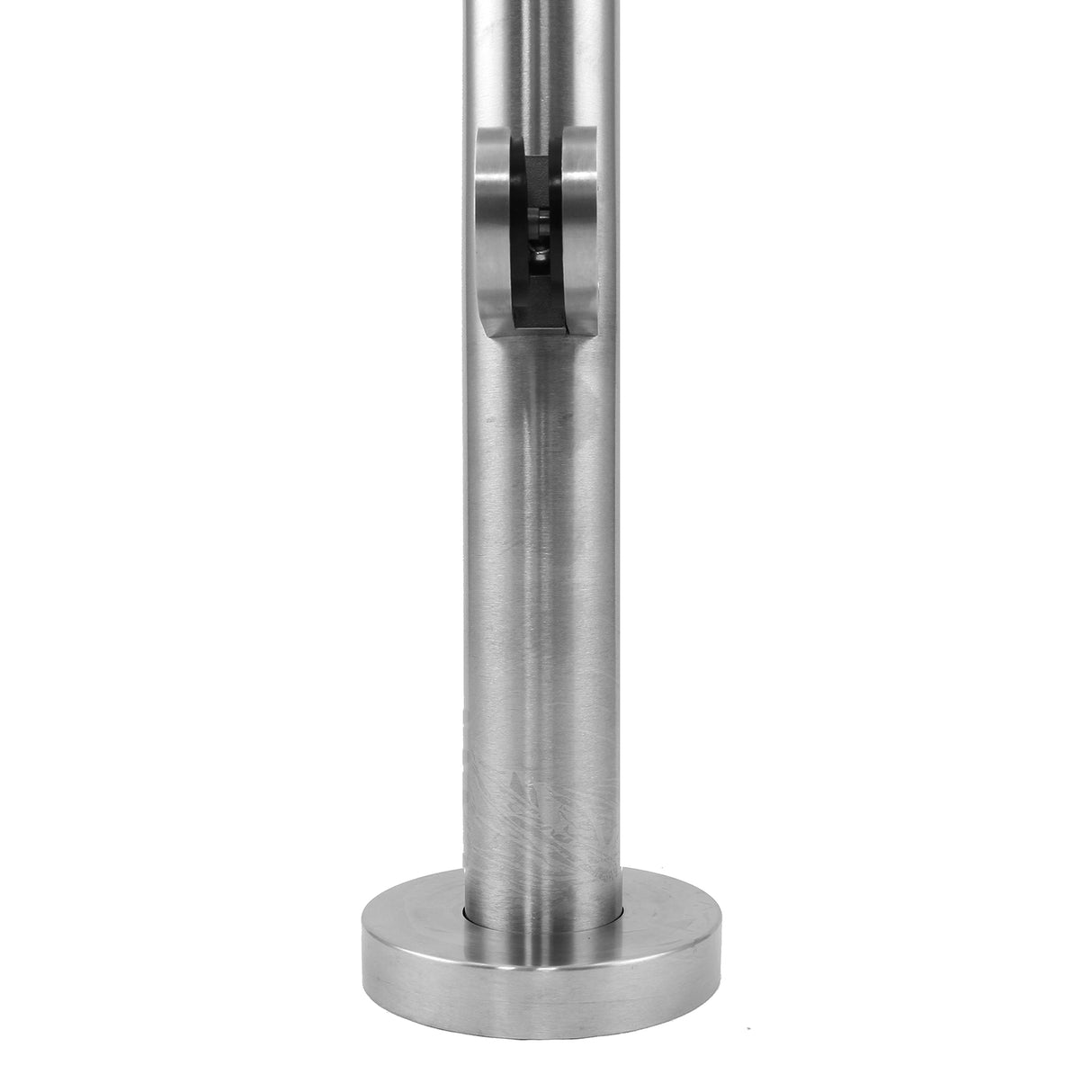 Palo Central de Balaustrada con Altura de 110cm en Acero Inoxidable