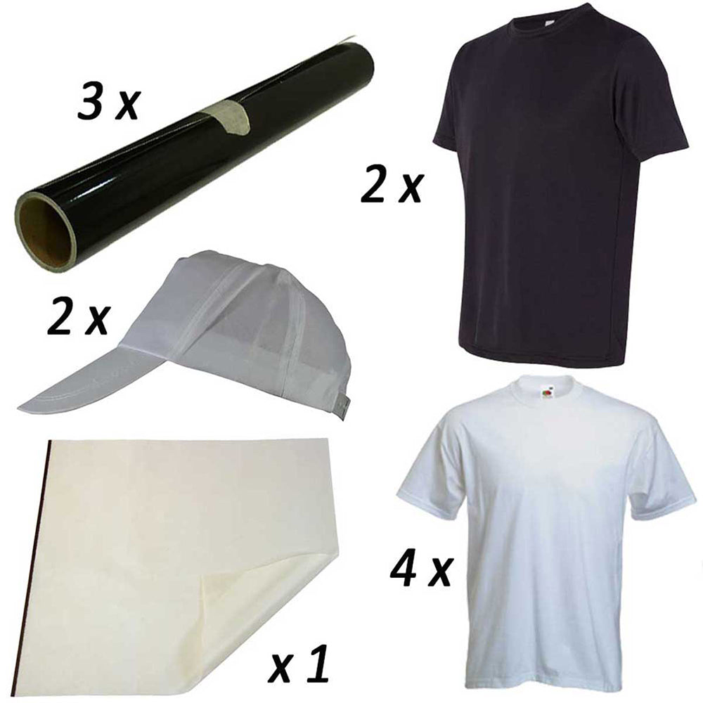 Kit para Transferencia Térmica de Vinilo sobre Camisetas y Gorras PRESStige