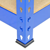 10 x Estanterías Metálicas T-RAX, Azul, 120cm x 45cm x 180cm