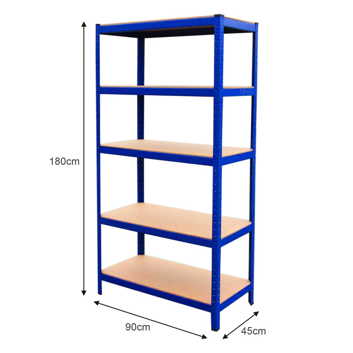 Estantería Metálica Azul T-Rax 90cm x 45cm x 180cm