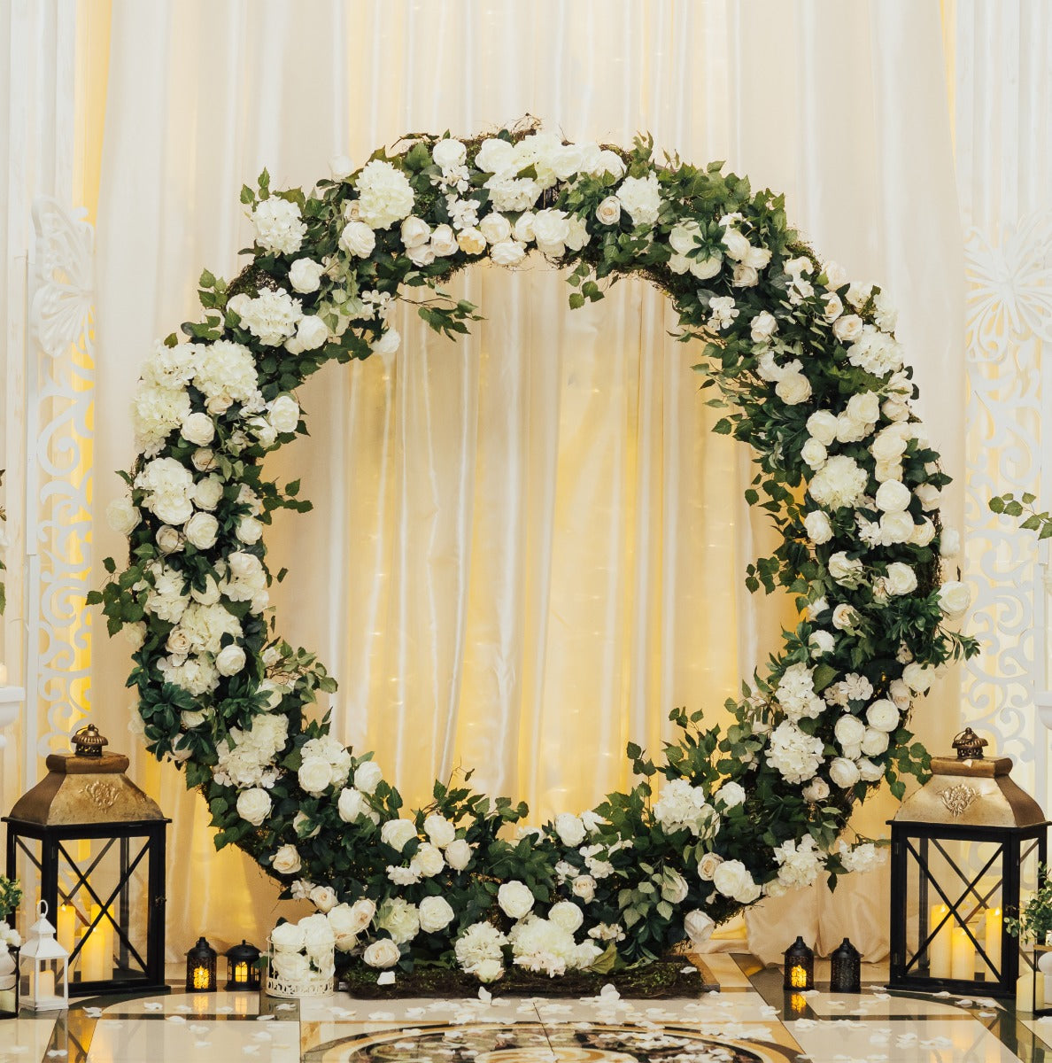 Arco de boda de 200cm – Blanco