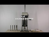 5L Manual Embutidora de Salchichas de Acero Inoxidable Máquina de Carne Vertical